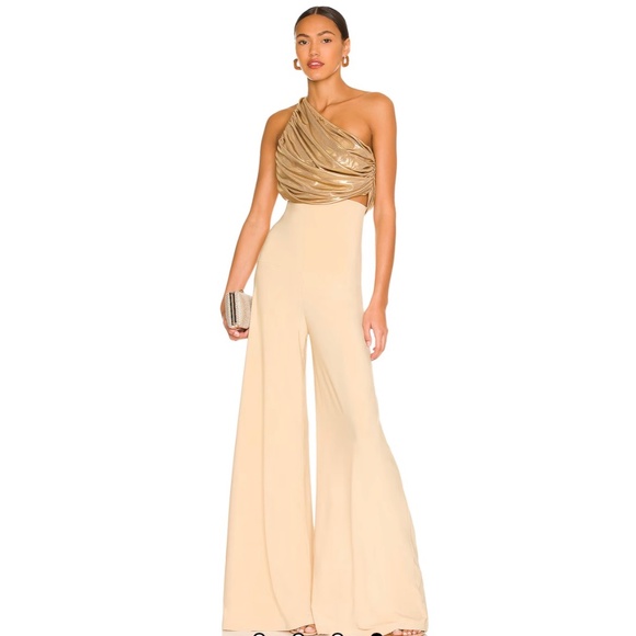 High Waist Elephant Pant in Blonde - Norma Kamali - Picture 1 of 6